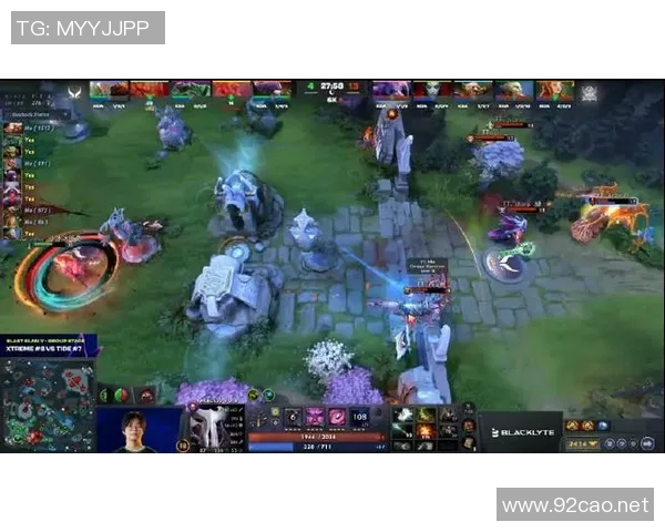 DOTASLAM大满贯赛事BetBoomTeam战队选手高地防守完美